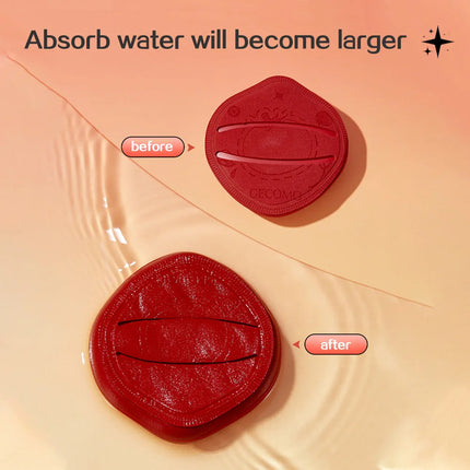 GECOMO Ceative Makeup Powder Puff Wet And Dry Dual-use Sponge Thick Soft & Skin-friendly Beauty Puff Cute