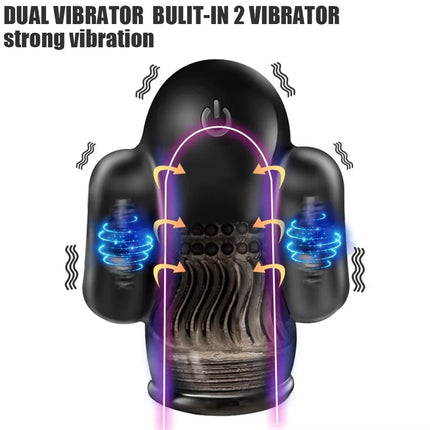 Glans Vibrator Trainer Male Delay Ejaculation Lasting Trainer Vibrator  Penis Sex Toy for Pleasure Remote Control Masturbation