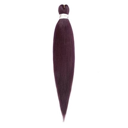 Pre-stretched Synthetic Braiding Hair Ombre Professional Easy  Hot Water Setting Soft  Crochet Braid Hair  Extensions