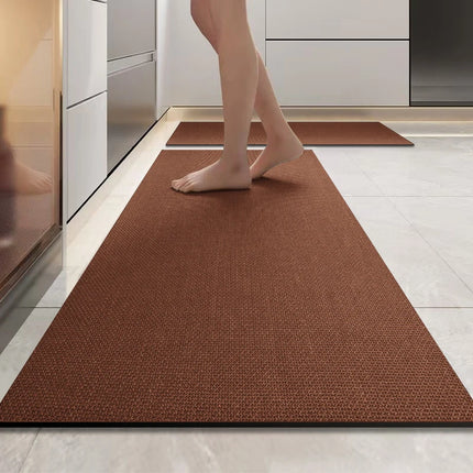 Simple Diatomaceous Earth Kitchen Mat Long Strip Restaurant Soft Mat Household Non-slip Mat Bathroom Absorbent Mat Doormat
