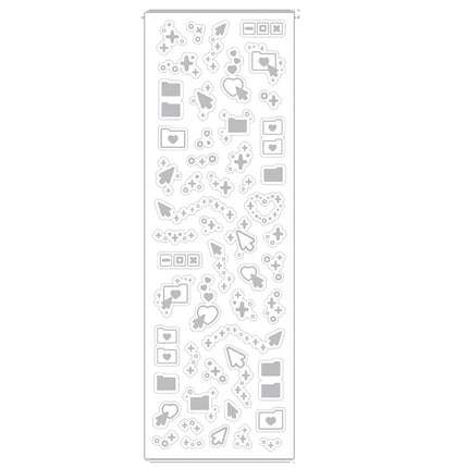 1PCS New Cute Kawaii Deco Stickers Korean Stickers Photocard Decor Kpop Decorative Toploader Scrapbooking Stickers Y 2k Samll