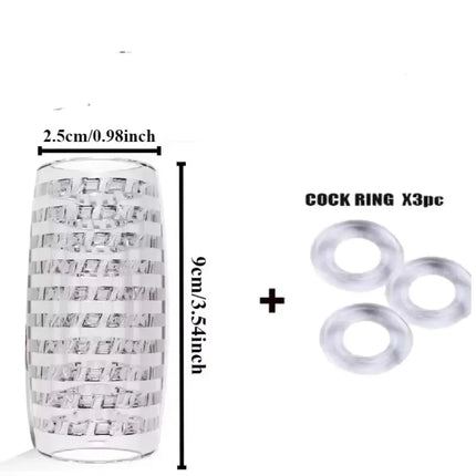 Massage Cup for Men Masturbation, Reusable Stimulating Pleasure Device  Male Toy Masturbator Pocket  Sex Toys Adult Toys 18+