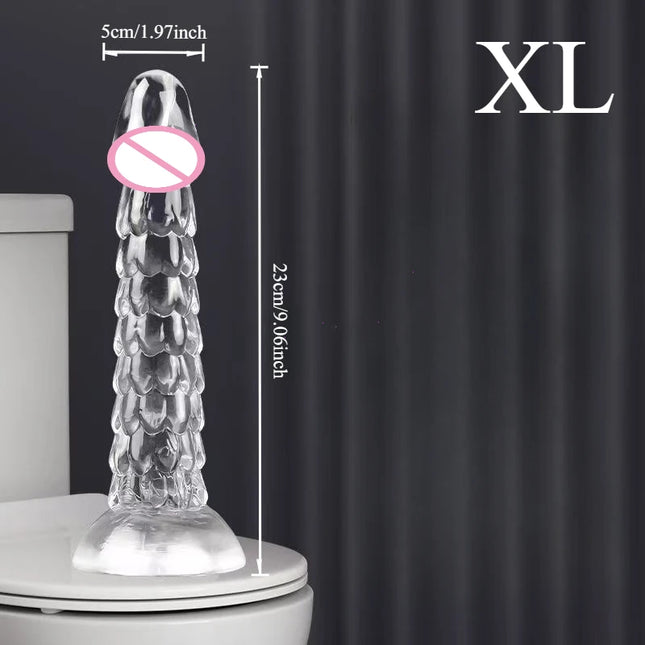 23cm Dragon Dildo Suction Cup Anal Plug Whip Buttplug Anus Dilator Female Vaginal Masturbator Butt Plug Sex Toys For Women Men
