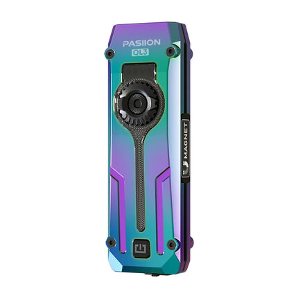 Rechargeable EDC Flat Pro Flashlight with Red Laser, RGB light, UV And LED Combo, Portable Pocket Lights, Outdoors Emergency