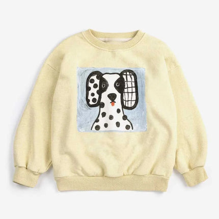 Kids Sweatshirt Brand 2026 New Spring Boys Clothes Baby Girls Cartoon Cute Print Sweater Hoodie Children Cotton Outwear Tops