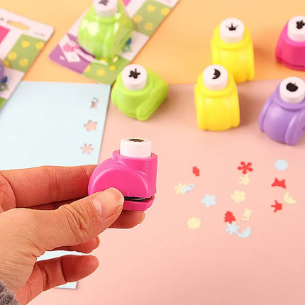 24 Puncher Shape Mini Scrapbook Punches Handmade Cutter Card Craft Hole Punch Scrapbook Paper Punch DIY Mini Puncher for Kids
