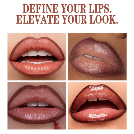 Matte Lip Liner, Three-Dimensional, Delicate and Smooth, a Must-Have for Beginners, Non-Stick, Outlines the Lip Shape, Delicate, Waterproof, Easy to Apply, Versatile for Daily Use