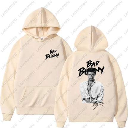 Rapper Bad Bunny Debi Tirar Más Fotos Album DTMF Merch Men Woman Hoodies Fashion Casual Vintage Drop Shoulder Sweatshirt Hoodie
