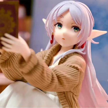 12CM Frieren Anime Figure - Cute Night-Suit Action Figure Figurine Model Doll Toy for Desktop Collection beyond Journey's End