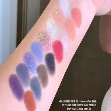 Qianyan Cheeryep 16 Color Eyeshadow Palette Glitter Chamelon Matte Pearlescent Flash Plate Cowherd Sequins