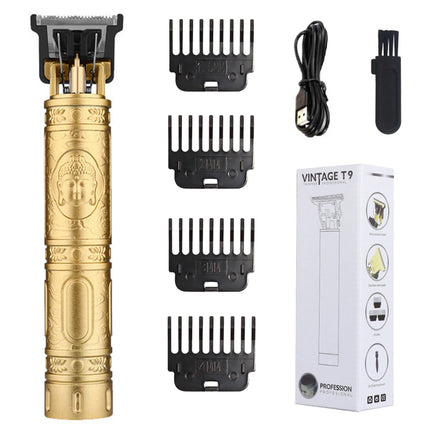 HIENA T9 hair clipper Professional barber Hair cutting Electric trimmer led display strong Power Dragon buddha hair Clippers