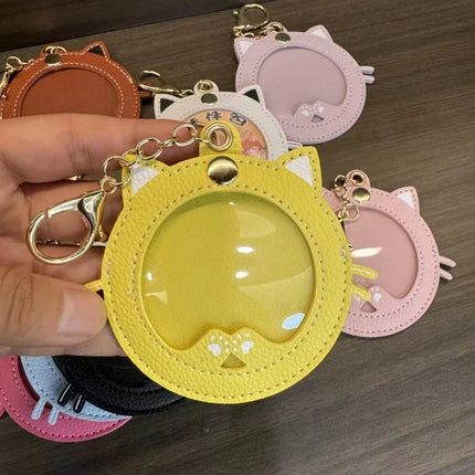 New Kawaii Cat shape Ita Bag Pins Badge Protector Case for 58mm Anime Badges Decoration Bag Accessories Pin Case birthday gift