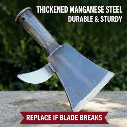 Multifunctional Manganese Steel Scraper Dual-Use Wall Shovel Weeding Axe For Home & Garden Cleaning