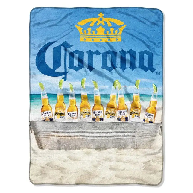 Beer Corona Extra Vintage Fleece Blanket Corona Extra Beer Since 1925 Throw Blanket Gift For Fan Corona Extra Merch Warm Wint