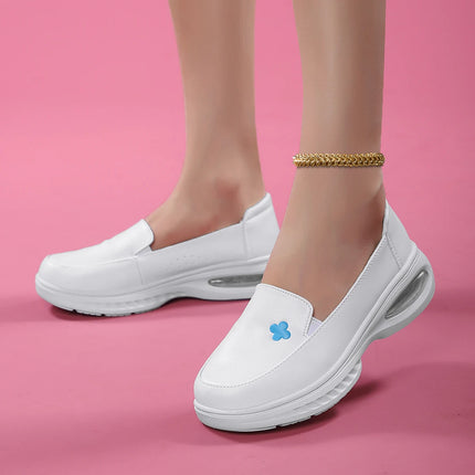Nurse shoes for women, comfortable soft-soled flat shoes, non-slip, breathable, long-term standing without tired feet, special w