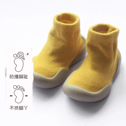 Baby Walking Shoes Spring and Autumn Children's Solid Color Anti-Slip Children's Shoe Socks Floor Socks for Boys and Girls