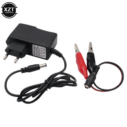 Universal 12V 1A Chargers Smart Lead Acid AGM GEL Battery Charger for Car Motorcycle 12 V Volt 7ah 10ah 20ah Auto Charging Unit