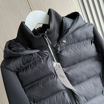 2025 Winter New Arrival  Women's Lightweight Warm Down Jacket with Long Sleeves and Zippered Hooded Sports Coat 4391742