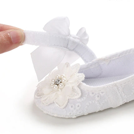 VALEN SINA Spring And Autumn 0-18 Months Baby Walking Shoes Flowers Soft Soles Breathable Baby Shoes Princess Shoes