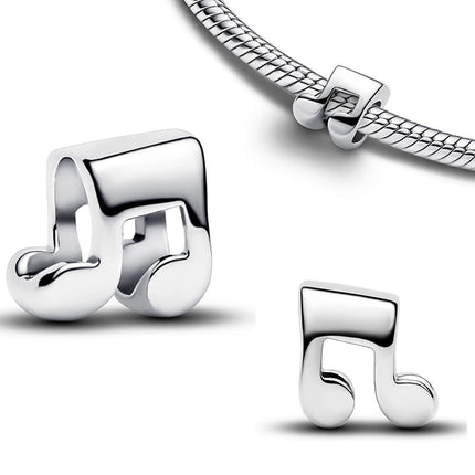 2026 New Original 925 Sterling Silver Key Butterfly Heart-shaped Bead Pendant fit Women's DIY Bracelets Necklaces Jewelry Gifts