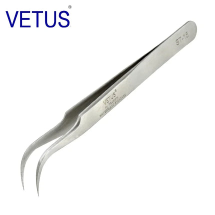 VETUS Original 32-SA Tweezers Hyperfine High Precision Non-magnetic Anti-acid Pincers Eyelash Grafting Manicure ESD Forceps