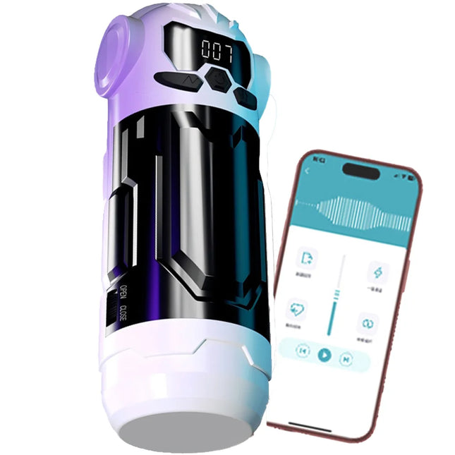 Automatic Male Masturbator Vagina Masturbation Pocket Pussy 7 Sucking & 7 Thrusting & 7 Vibrating Penis Pump Sex Toys for Men