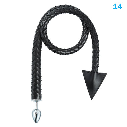 Racing Riding Crop Party Flogger Hand Cuffs Queen Black Horse Riding Whip High Quality Pu Leather Pimp Whip