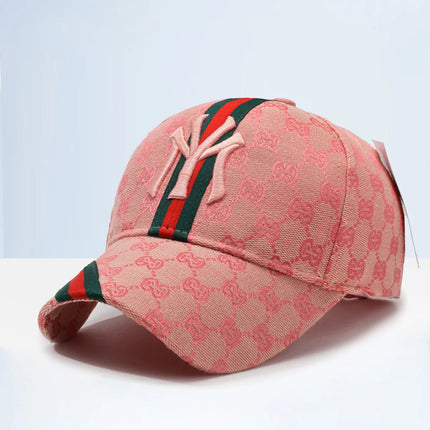 Unisex Letter Embroidery Hip-Hop Hats Outdoor Adjustable Casual Baseball Caps Sunscreen Hat