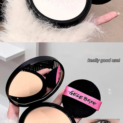 Gege Bear Setting Powder - 20g, Extra Large Size, Oil Control, Transparent, Ideal for Daily Use