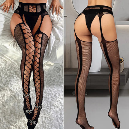 Crotchless Open Sex Stockings Women Fishnet Lingerie Transparent Bodystockings Sexy Babydoll Tights Fishnet Underwear For Summer