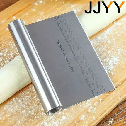 Multipurpose Stainless Steel Cake Scraper Dough Cutter Vegetable Slicer Fondant Cream Spatula DIY Baking Decoration Tool
