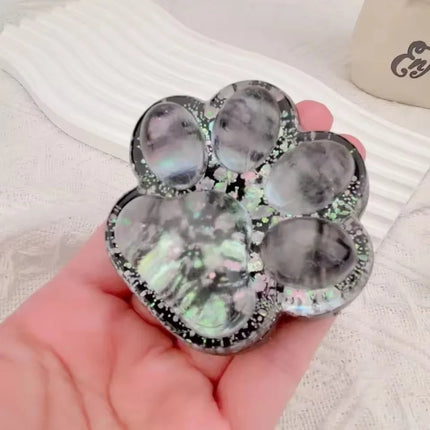 Three Colors Rainbow Cat Claw Squishy Fidget Toy Soft Cute Cat Paw Slow Rebound Pinch Decompression Toys for Kids Birthday Gifts