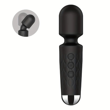 Adult Sex Toy Vibrator Wand for Women Clitoral Nipple Stimulator with 8 Speed 20 Vibration Modes Female G Spot Masturbation Wand