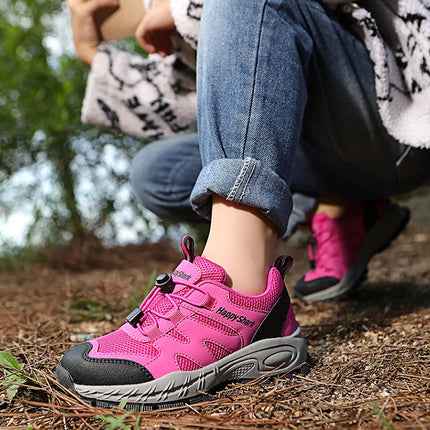 New Hiking Shoes Children Designer Climbing Trekking Sneakers for Boy Girl Leather Outdoor Sports Work Kids Shoes Run Shoes