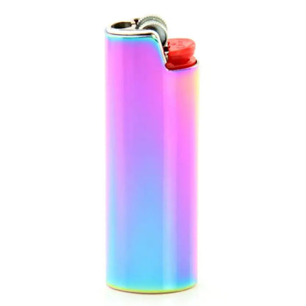 Metal Cowboy Boot Lighter Case for Standard BIC J6 Cute Cat Eyes Rhinotone Embroided Case Sleeve Durable Zinc Alloy Shell