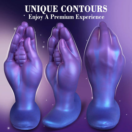New Realistic Hand Dildo Liquid Silicone Monster Anal Plug Fist Dildo SM Anal Plug Vaginal G-spot Pleasure masturbation sex toys