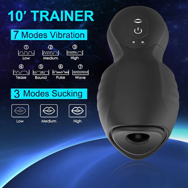 Telescopic rotating masturbation cup with sound-sucking penis pump pocket vagina oral sex toy masturbator piston fully automatic