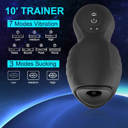 Telescopic rotating masturbation cup with sound sucking penis pump pocket vagina oral sex toy masturbator piston fully automatic