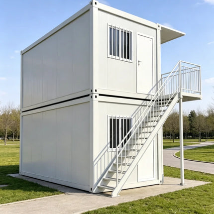 Customized Shipping Container House 40FT Luxury Expandable Modular Home With Complete Bathroom & Kitchen