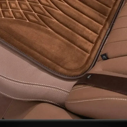 For VW Volkswagen POLO Tiguan R line Rline Flannel Car Seat Cushion, Non-Slip All-Season Auto Cushion Pad
