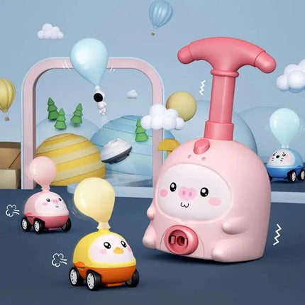 Inertial Air Power Air Power Balloon Car Aerodynamic Flying Children Gits Aerodynamic Flying Toy Rocket Balloon Launcher