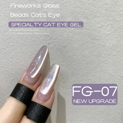 MIANEL 12ML 2026 New Tyndall Cat Eye Gel Nail Polish Flash Whitening Small Light Bulb Crystal Nail Polish Pink Nails 1-5pcs