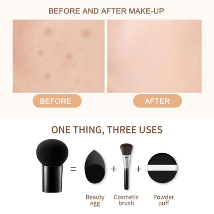 3 Colors Mushroom Head Air Cushion BB Cream Matte Full Coverage Acne Dark Circles Foundation Natural Moisturizing CC Cream