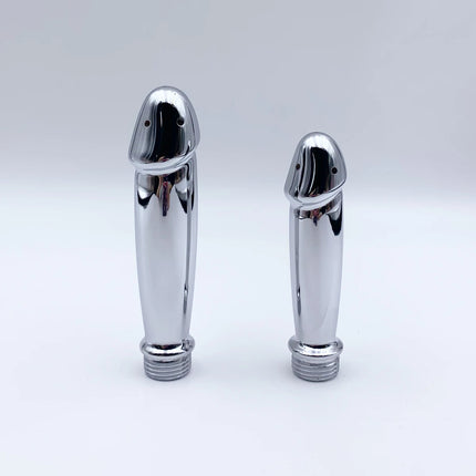 Metal Dildos Anal Douche Enema Syringe Anal plug Shower Head Anal Cleaning Kit Butt Plug Bathroom Supplies Adult Gay Sex Toys