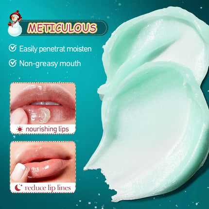 Christmas Gift Box,Lip Balm 4PCS/box Lip Makeup Set, Durable Moisturizer, Christmas Women's Gift Nourishing Lipstick Skin Care