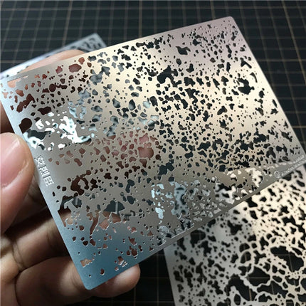 Weathering Airbrush Stencil Template Paper Model Spraying Pattern Plate for Military Model Color Spraying Board Tools Hobby DIY