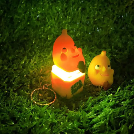 Yellow Chick Wooden Fish Keyboard Keychain Electronic Wooden Fish Mechanical Keyboard Keychain Merit +1 Axle Tester