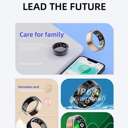 R11M Smart Ring Fitness Ring Bluetooth-Compatible 5.0 Multi-sport Modes R11 Heart Rate Blood Oxygen Sleep Monitoring