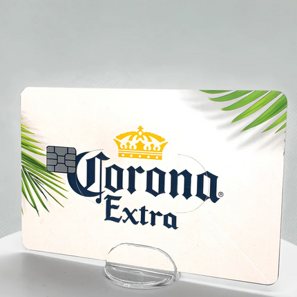 C-Corona E-Extra Beer Anime Sticker Film Skin Cover For Credit Card Debit Bank Card 1 Set Of 4 Pcs