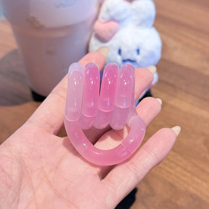 Gradient Silicone Bendable Snake Fidget Toy Stretchable Sensory Stress Relief Toys for Adults Decompression Anxiety Relief
